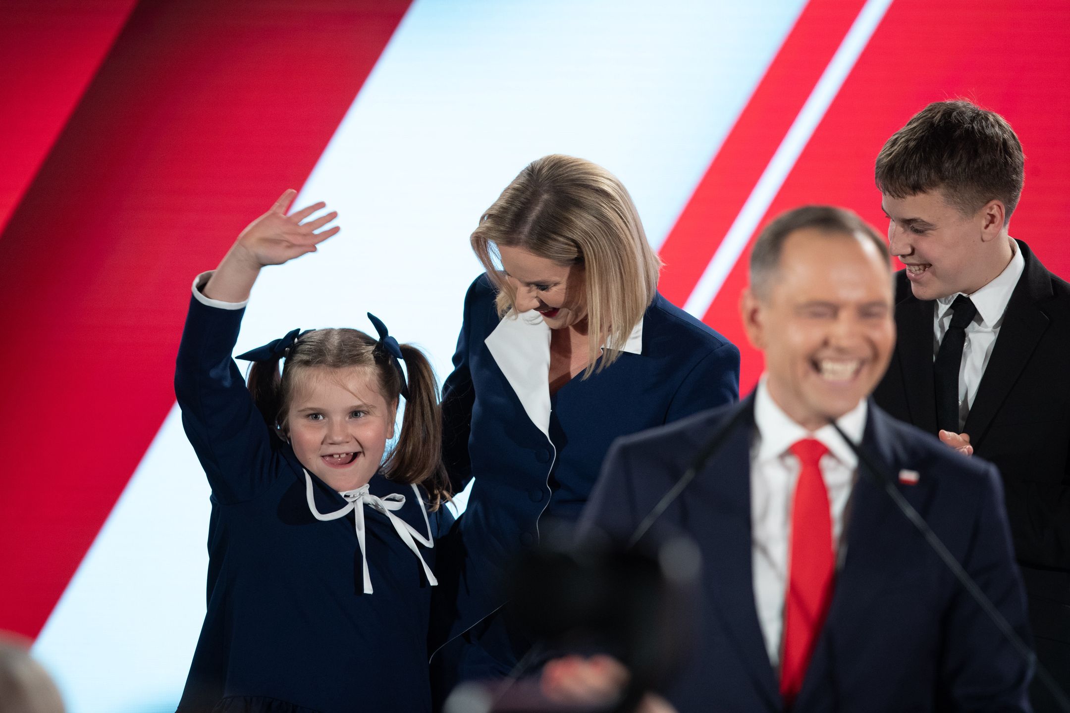 Wieczór wyborczy Karola Nawrockiego