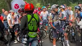 Fatalna kraksa. Etap Tour de Pologne wstrzymany