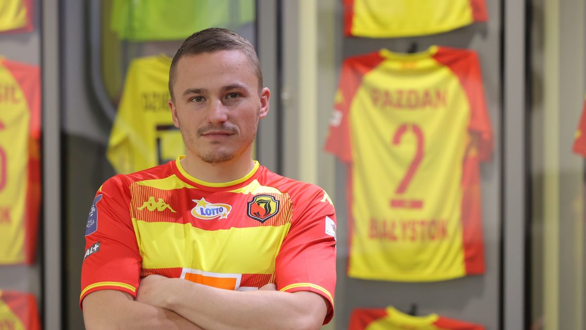 Materiały prasowe / Jagiellonia Białystok / Na zdjęciu: Michał Nalepa