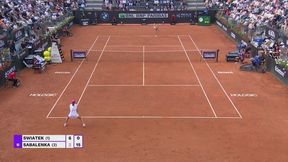 Świątek za mocna dla Sabalenki! Zobacz skrót finału