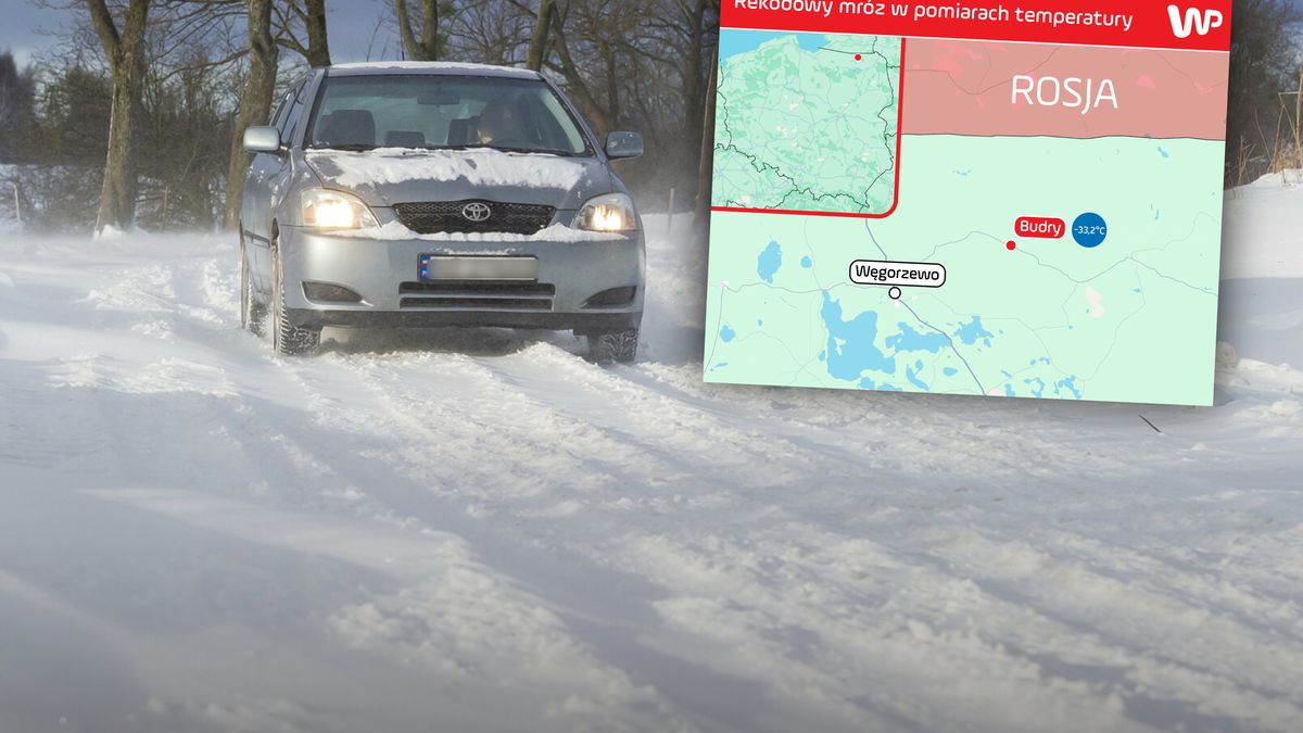 Polska w szponach mrozu. _33,2 st C odnotowano w Budrach
