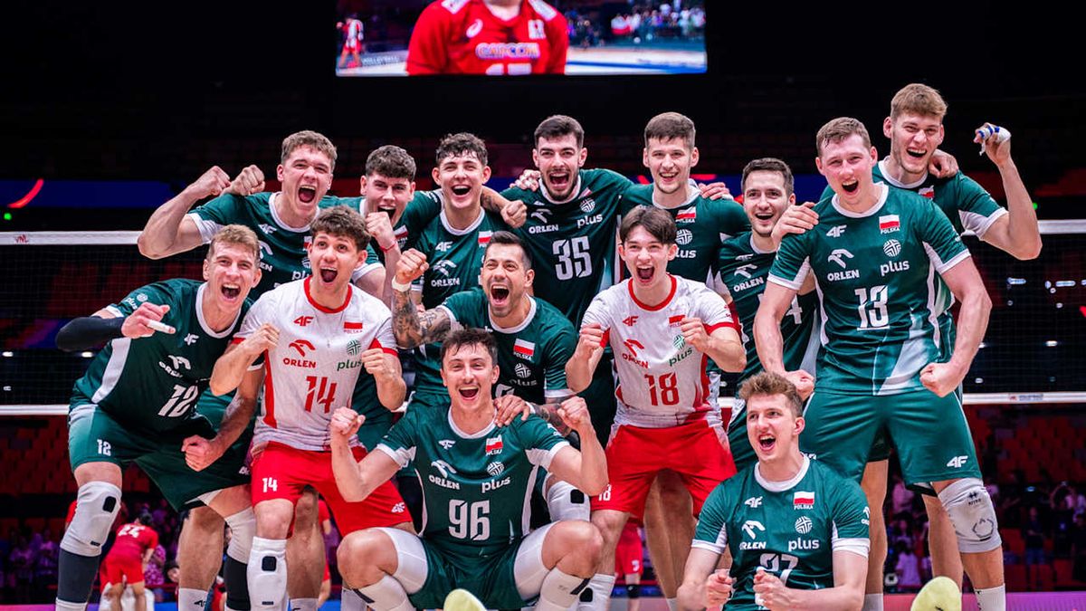 Materiały prasowe / VolleyballWorld / Reprezentacja Polski siatkarzy