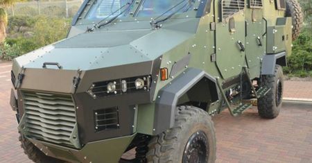 Ukraina. Izraelskie wozy MRAP GAIA Amir zauważono w okolicy Chersonia
