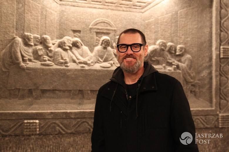 Jim Carrey odwiedził Wieliczkę, 2015