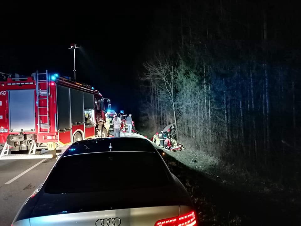 Potężne zderzenie w Starym Sączu. Ranni, dwie ofiary