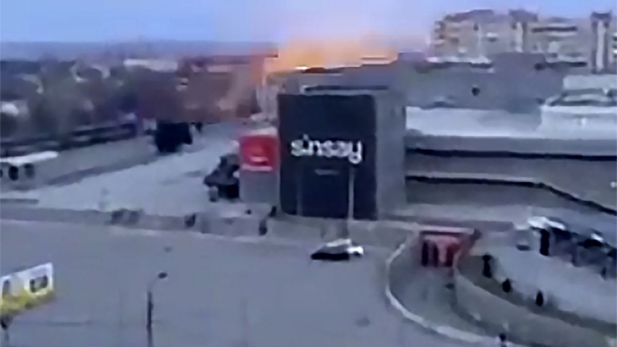 Przerażające nagranie z Mikołajowa. Na miasto spadły rosyjskie pociski