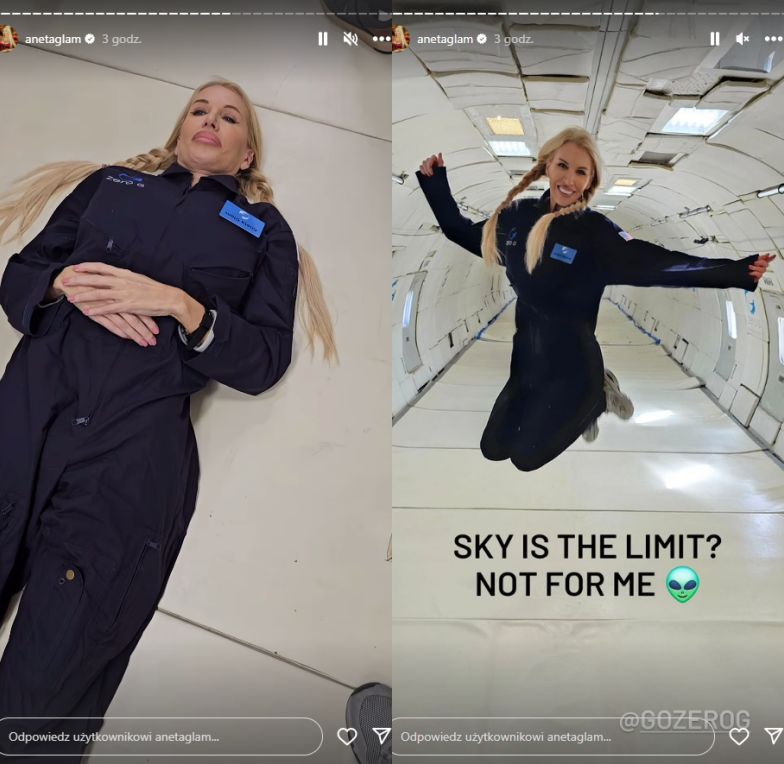 Aneta Glam przygotowuje się do lotu wokół Księżyca