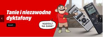 MediaMarkt promuje dyktafony po aferze KNF. "Nagraj na bank"