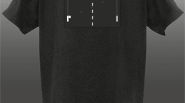 Ruchomy Pong na koszulce 1