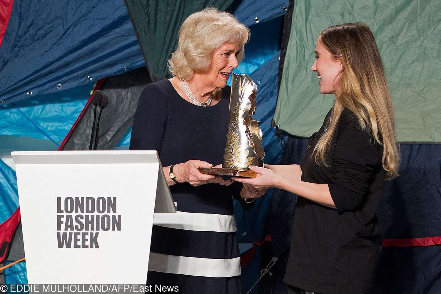 Księżna Camilla na Tygodniu Mody w Londynie
