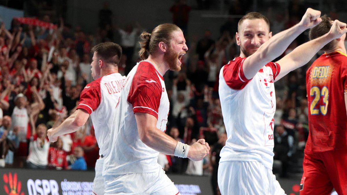 WP SportoweFakty / Marcin Malinowski / Maciej Gębala po awansie Polski na Mistrzostwa Europy w piłce ręcznej