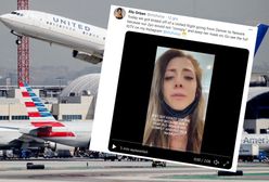 USA. Rodzina wyrzucona z samolotu, bo 2-latka nie chciała włożyć maski. Matka nagrała emocjonalne wideo