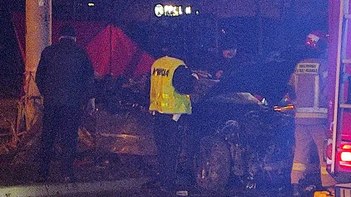 Wypadek audi na ul. Jana Pawła II w Lublinie