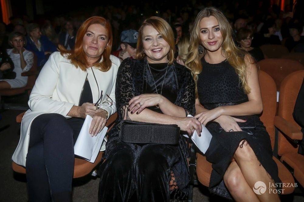 Katarzyna Dowbor, Małgorzata Ostrowska-Królikowska i Marcelina Zawadzka na gali "Ty fundujesz dobro"