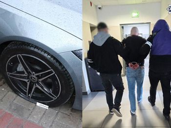 Poręba: Przebił opony w 13 autach. Policja zatrzymała 27-latka