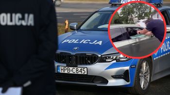 Strzały na parkingu Biedronki w Bolkowie. Dotarliśmy do nagrania z interwencji, w której ranny został policjant