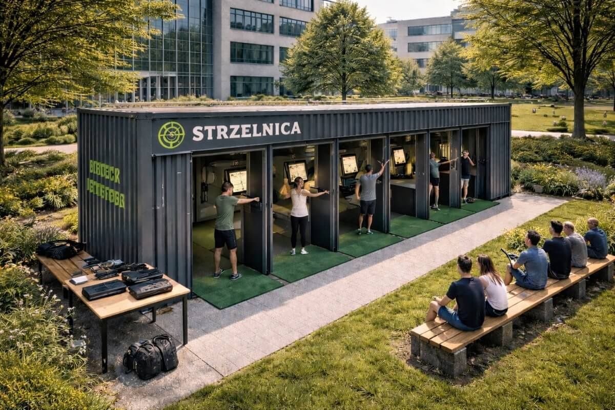 Propozycja strzelnicy kontenerowej na Poczekajce