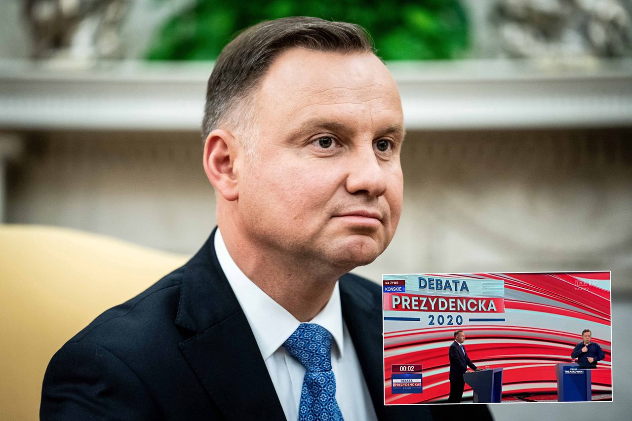 Andrzej Duda wziął udział w debacie prezydenckiej