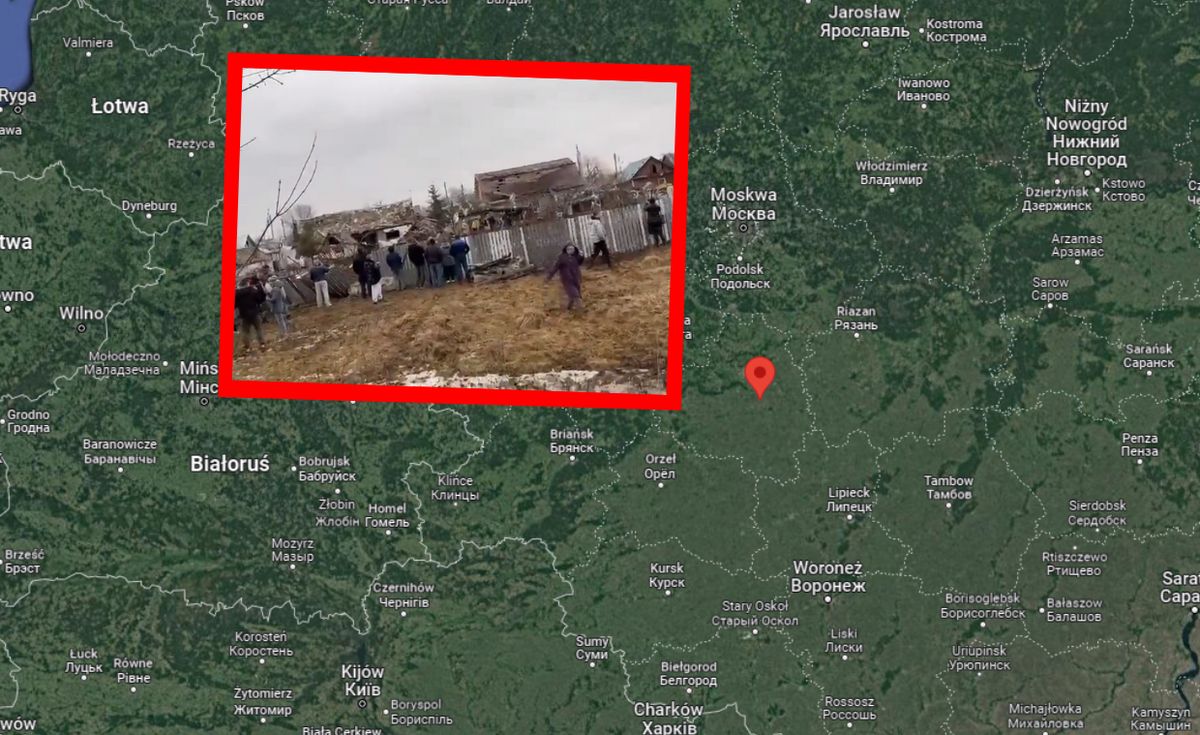 Skutki wybuchu w Kiriejewsku