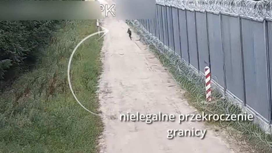 Straż Graniczna po chwili złapała imigranta