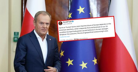 "Harris czy Trump?" Tusk zabrał głos ws. wyniku wyborów w USA