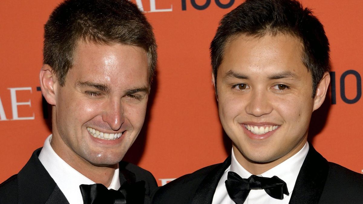 Evan Spiegel i Robert Murphy - założyciele Smapchata są już w gronie miliarderów.