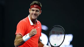Tenis. Juan Martin del Potro wznowił treningi. Kolano jeszcze mu dokucza