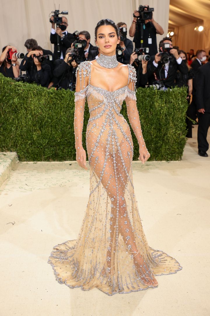 Kendall Jenner w "nagiej" sukience 
