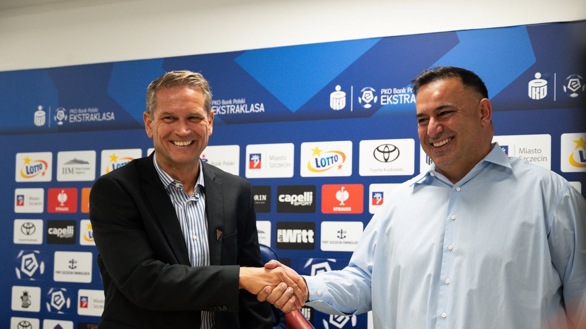 PAP / Marcin Bielecki / Alex Haditaghi z Thomasem Thomasbergiem