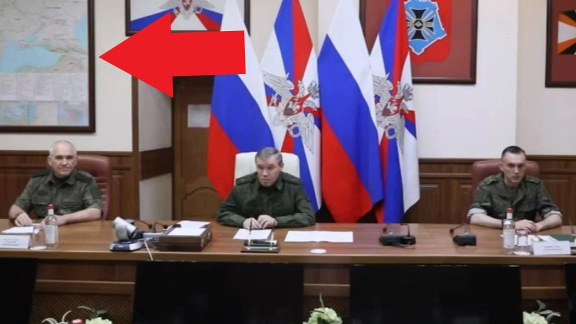 Mapa zdradza plany Rosjan 