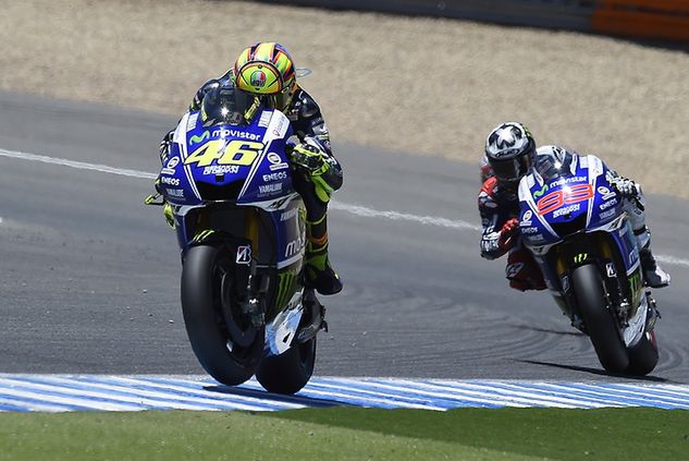 Valentino Rossi powrócił na podium (fot. Movistar Yamaha)