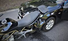Mikołów. Uderzył w motocykl, to był początek kłopotów
