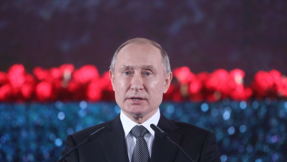 V ?wiatowe Forum Holokaustu w Jerozolimie
Russian President Vladimir Putin delivers a speech at the inauguration of the Memorial Candle monument in Jerusalem on January 23, 2020 commemorating the people of Leningrad during the Second World War Nazi siege on the city. (Photo by Marc Israel SELLEM / POOL / AFP)
MARC ISRAEL SELLEM