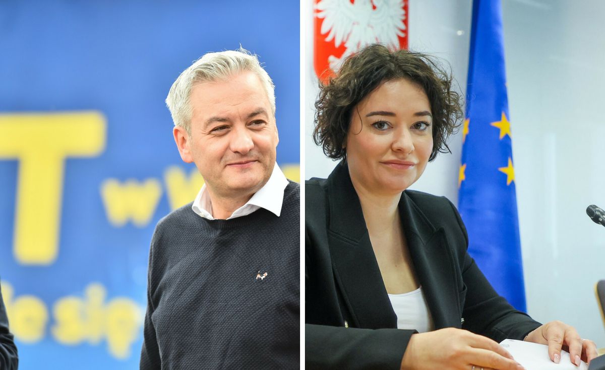 Robert Biedroń i Anna Maria Żukowska liderami list