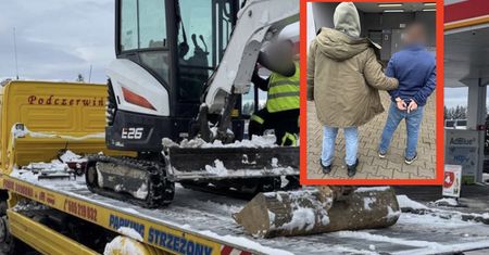 Łup się znalazł na Podhalu. Odzyskano skradzione w Europie maszyny budowlane