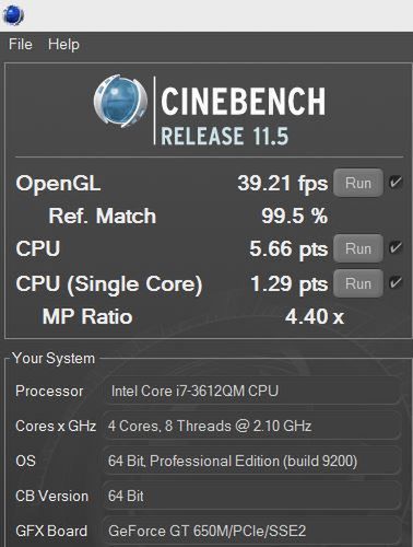 CineBench R11.5 64-bit