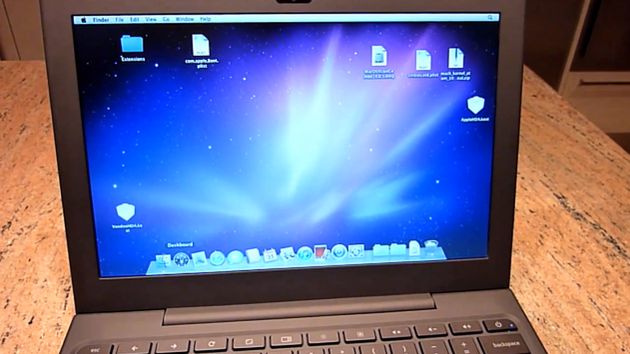 Mac OS X uruchomiony na Google Chrome Cr-48 [wideo] 1