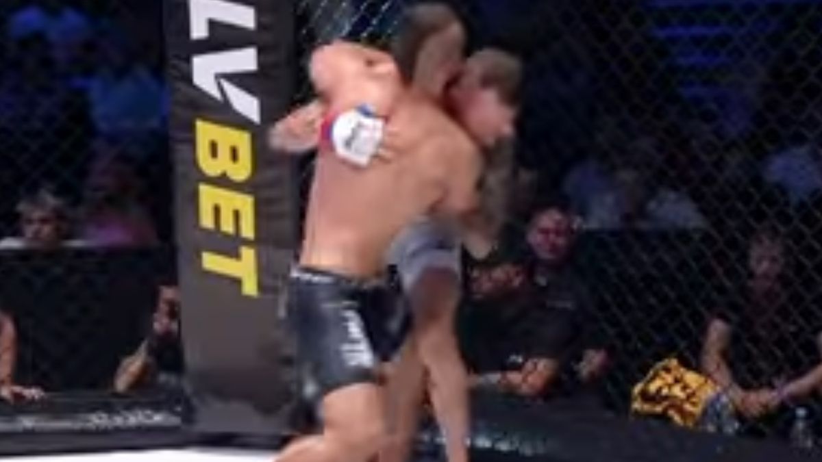 YouTube / FAME MMA / Na zdjęciu: walka Krystian Wilczak vs Kamil Stępiński