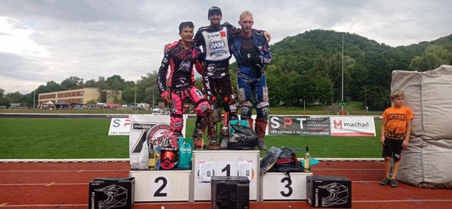 Podium wyścigu ku pamięci Michala Matuli (fot. Stanisław Wrona)