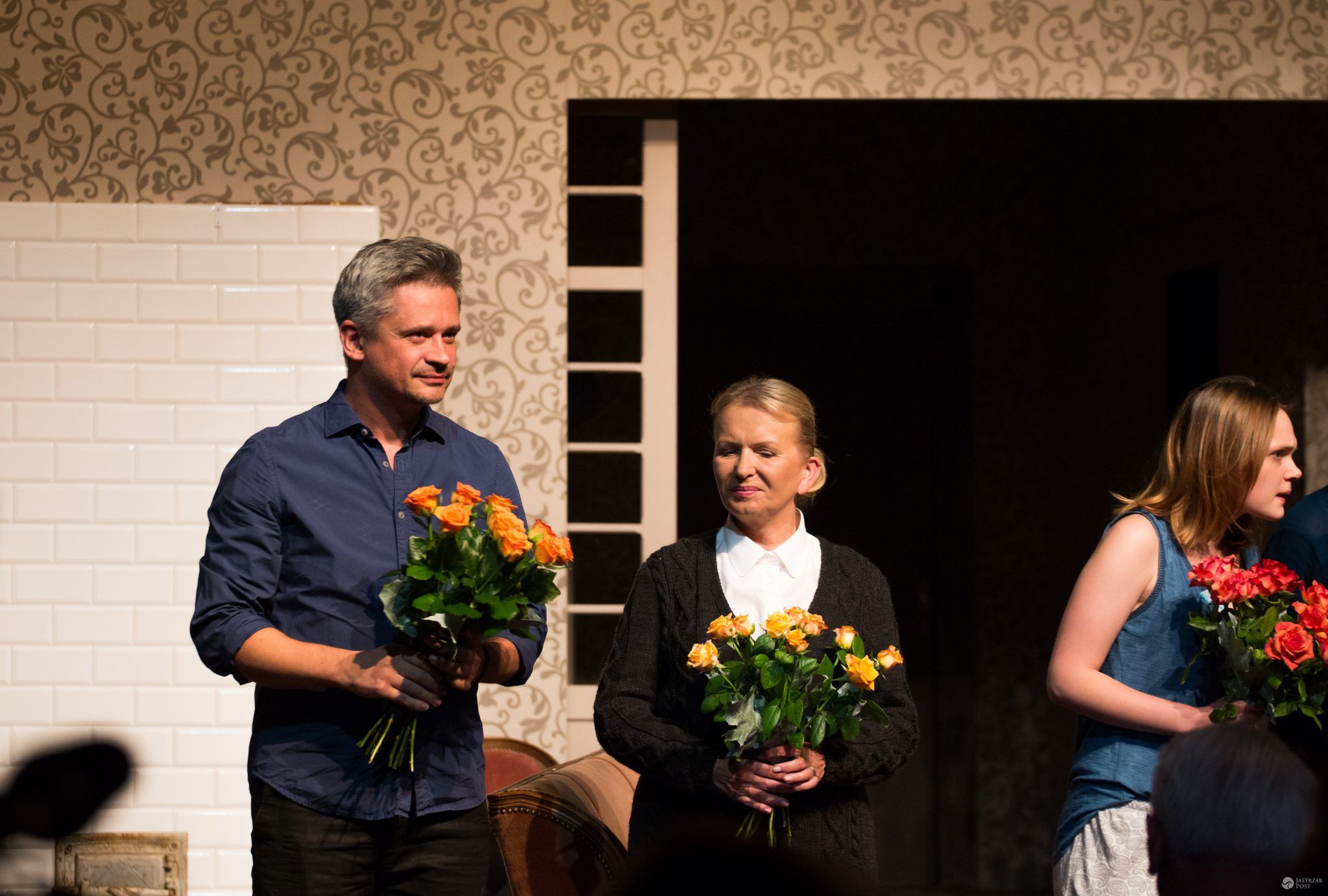 Piotr Grabowski na owarciu Teatru Miejskiego w Lesznie