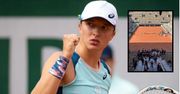 Iga Świątek przyciąga tłumy. Nawet o wczesnej porze