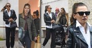 Stylowa Anna Lewandowska w ramonesce za 16 tysięcy uskutecznia tournee po butikach z Zofią Ślotałą i Zosią Zborowską (ZDJĘCIA)