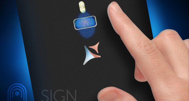 E3 Sign - smartfon z czytnikiem linii papilarnych od Allview Mobile