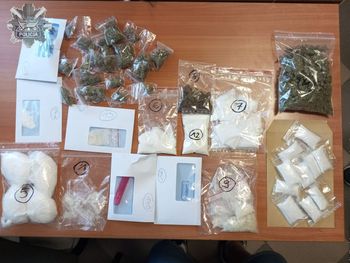 Łódź: Policjanci zaskoczyli dilera. Przyszli z nakazem i psem, znaleźli u mężczyzny kilogram narkotyków