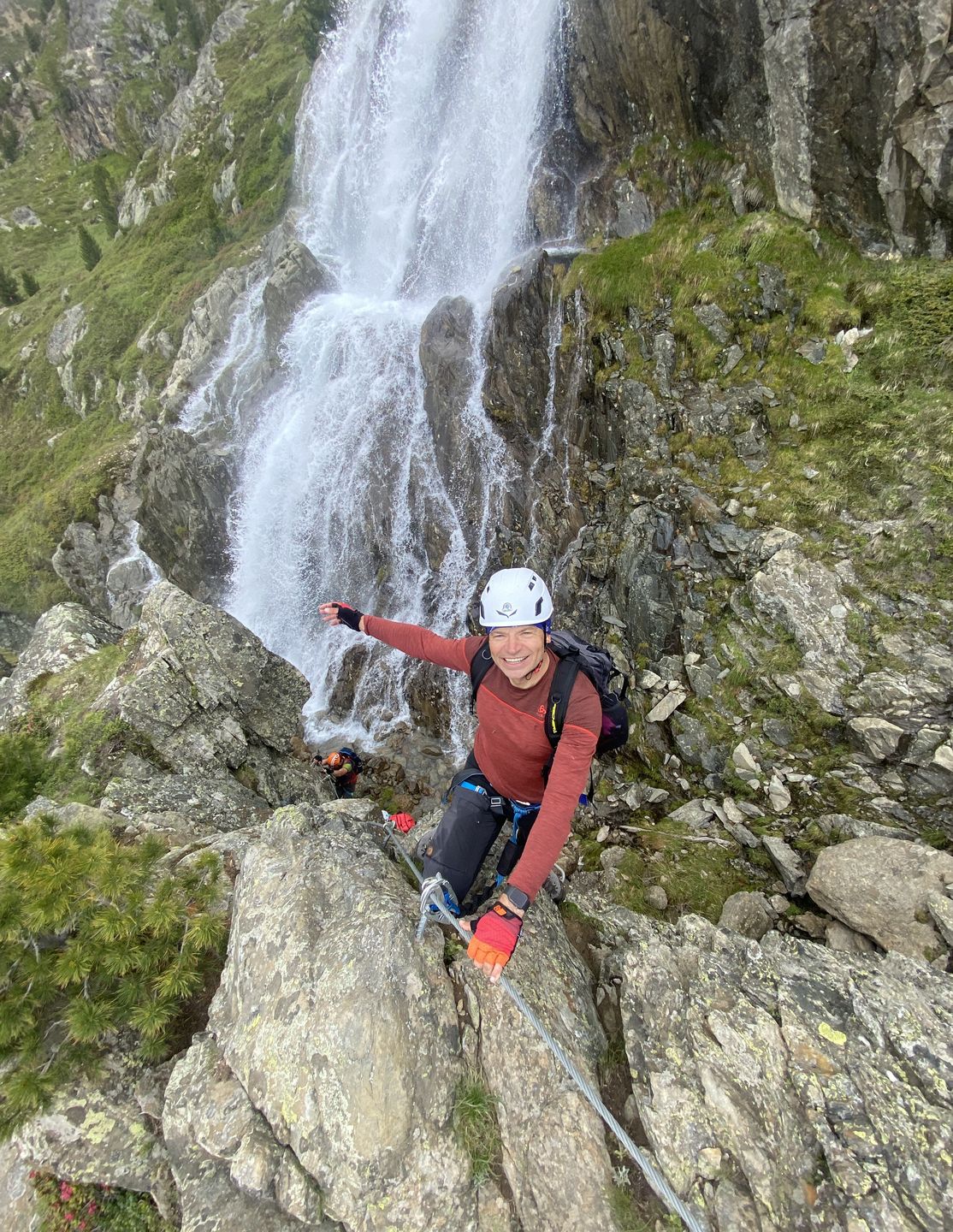 Przejście via ferrata dostarcza mnóstwo niezapomnianych widoków