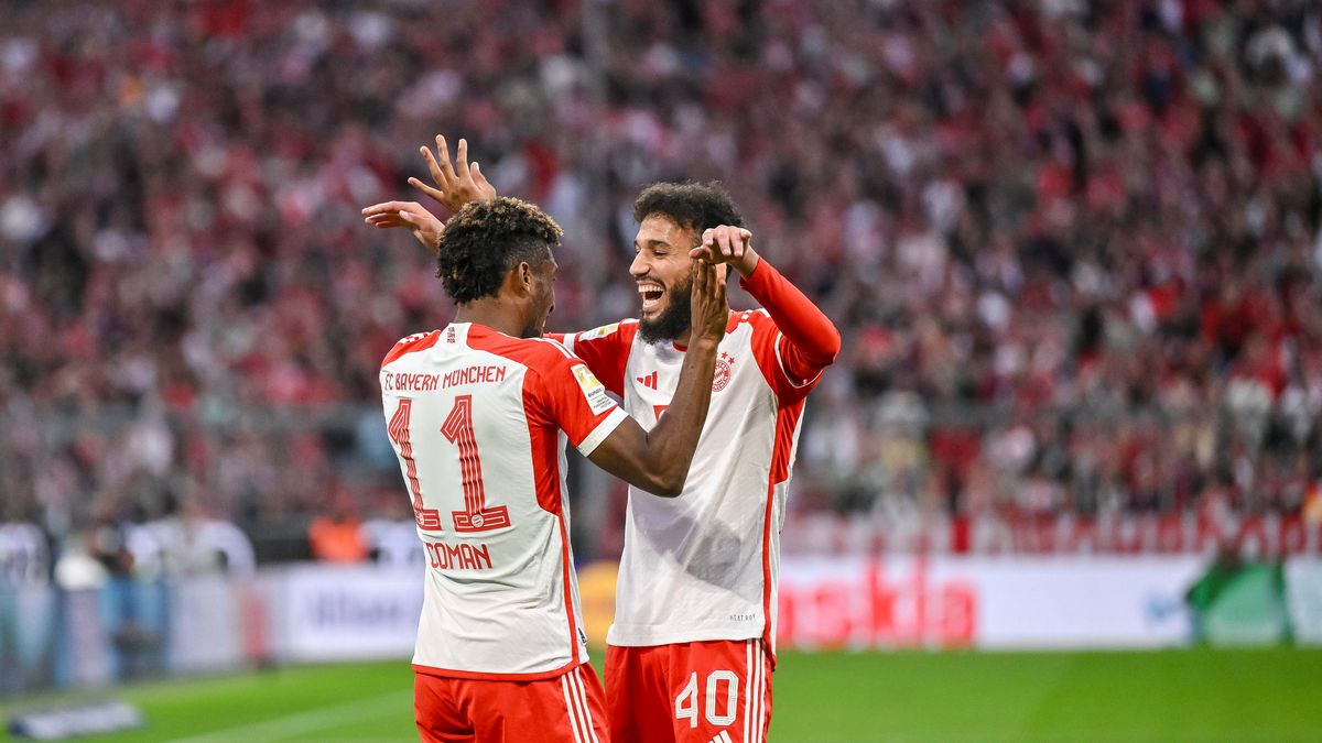 Getty Images / Harry Langer/DeFodi Images / Na zdjęciu: Kingsley Coman i Noussair Mazraoui (z prawej)