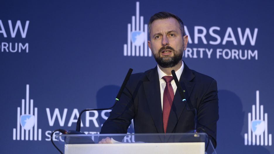 Poland's Deputy Prime Minister and Defence Minister Wladyslaw Kosiniak-Kamysz speaks during the Warsaw Security Forum 2024 in Warsaw, Poland on October 1, 2024. WSF2024, entitled 'Ensuring Security, Responding to Challenges,' marks the 25th anniversary of Poland's accession to NATO. The forum will run until 02 October. (Photo by Aleksander Kalka/NurPhoto via Getty Images)