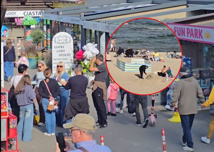 Wideo znad morza. Takiego października nikt się nie spodziewał