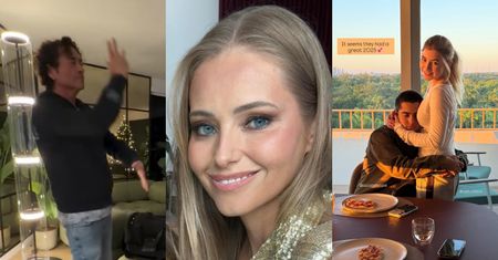 Agata Rubik też pochwaliła się sylwestrową zabawą: pląsający Piotr i zakochana Helena. Fajnie się bawili? (FOTO)