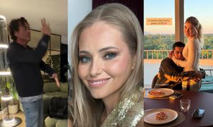 Agata Rubik też pochwaliła się sylwestrową zabawą: pląsający Piotr i zakochana Helena. Fajnie się bawili? (FOTO)